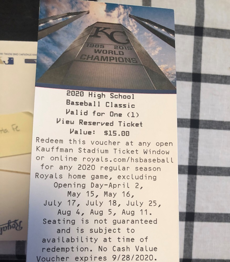 Kansas City Royal Vouchers