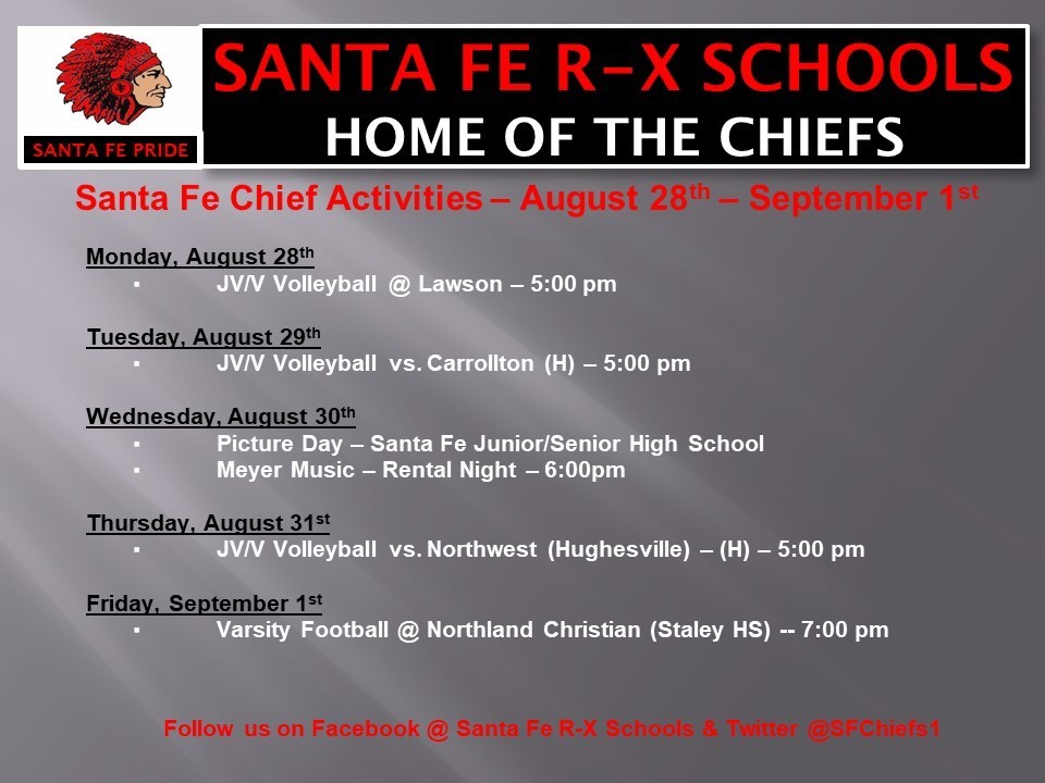 Activities for the week!