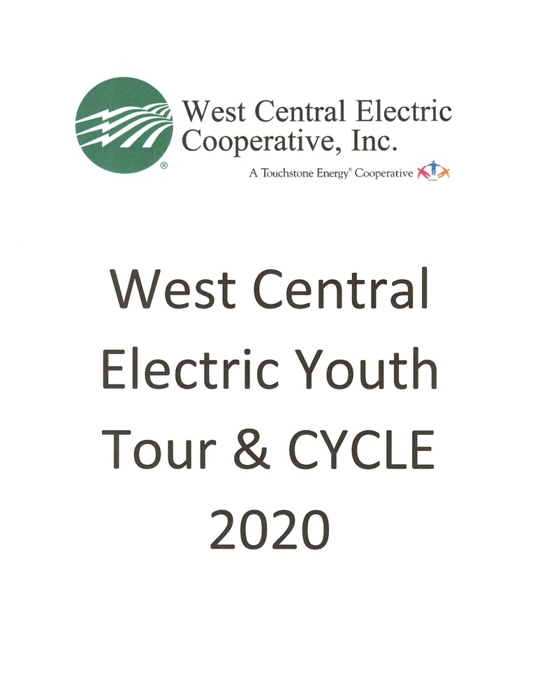 West Central Electric Youth Tour & Cycle
